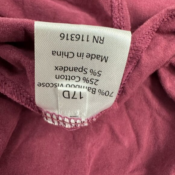 Texere Women's Swoop Neck Long Sleeved Blouse Size 2XP Petite Purple - Picture 5 of 6